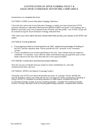 &quot;Form for Certification of Opeb Funding Policy &amp; Gasb Opeb Standards Reporting Compliance&quot; - California, Page 4