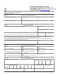 Form PERS-HBD-21 &quot;Direct Payment Authorization&quot; - California