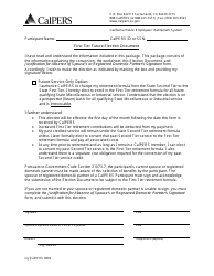 Form 0890 First Tier Future Election Package - California, Page 4