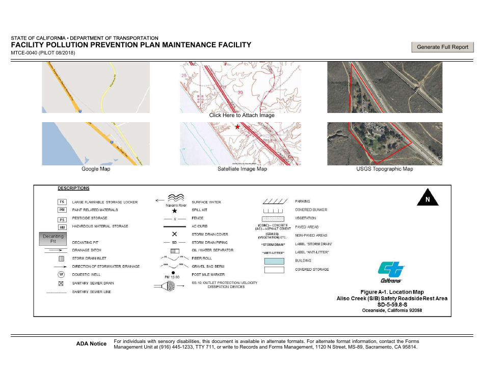 Form MTCE-0040 Facility Pollution Prevention Plan Maintenance Facility - California, Page 6