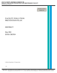 Form MTCE-0040 Facility Pollution Prevention Plan Maintenance Facility - California, Page 8