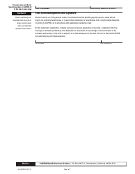 Post-retirement Nonmember Lump-Sum Beneficiary Designation - California, Page 3