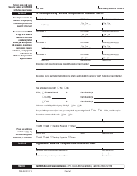 Form PERS-BSD-92 Workers&#039; Compensation Carrier Request - California, Page 2