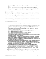 Information Technology Acceptable Use Policy - Colorado, Page 4