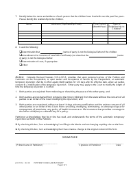 Form JDF1514 &quot;Petition to Disclaim Paternity&quot; - Colorado, Page 2