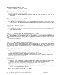 Form JDF1513 &quot;Instructions to Disclaim Paternity&quot; - Colorado, Page 3