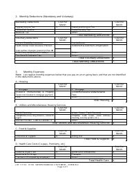 Form JDF1111SC (35.2) Sworn Financial Statement - Colorado, Page 2