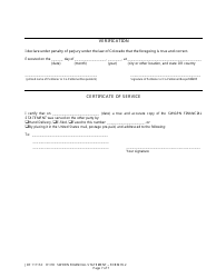 Form JDF1111SC (35.2) Sworn Financial Statement - Colorado, Page 7