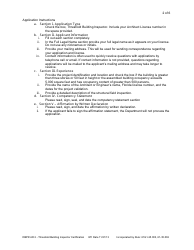 Form DBPR AR2 &quot;Application for Threshold Building Inspector Certification&quot; - Florida, Page 2