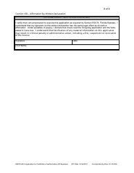 Form DBPR AR5 Application for Certificate of Authorization Architectural Business - Florida, Page 8