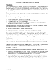 Form DBPR AID4003 &quot;Architecture Continuing Education Providers and Course Application&quot;, Page 4