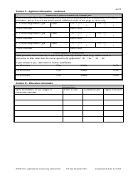 Form DBPR AR8 &quot;Application for Licensure by State or Direct Endorsement&quot; - Florida, Page 4