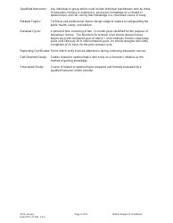 Form DBPR ID4002 &quot;Interior Design Continuing Education Providers and Course Application&quot; - Florida, Page 4
