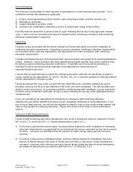 Form DBPR ID4002 &quot;Interior Design Continuing Education Providers and Course Application&quot; - Florida, Page 6