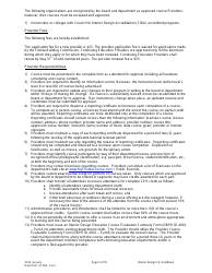 Form DBPR ID4002 &quot;Interior Design Continuing Education Providers and Course Application&quot; - Florida, Page 9