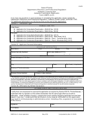 Form DBPR ALU6 Asbestos Examination Application - Florida, Page 2