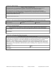 Form DBPR AU-4154 &quot;License Maintenance/Status Change Form&quot; - Florida, Page 4