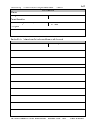 Form DBPR AA-4101 Application for Licensure as an Athlete Agent - Florida, Page 6