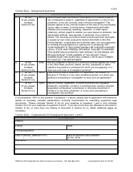 Form DBPR AU-4153 Application for Initial Licensure as Auctioneer - Florida, Page 5