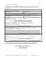 Form DBPR AU-4153 Application for Initial Licensure as Auctioneer - Florida, Page 9