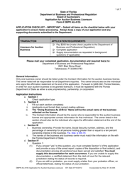 Document preview: Form DBPR AU-4155 Application for Auction Business Licensure - Florida