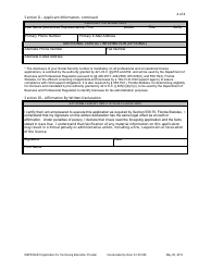 Form DBPR BAR8 &quot;Application for Initial and Continuing Education Provider Approval&quot; - Florida, Page 4