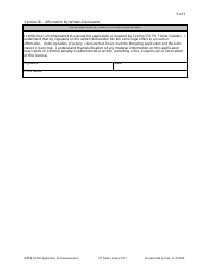 Form DBPR BCAIB8 Application for Reexamination - Florida, Page 3