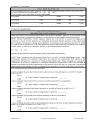 Form DBPR FSBC01 &quot;Application for Amateur Sanctioning Organization&quot; - Florida, Page 7