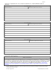 Form DBPR BCAIB11 &quot;Application for Authorization to Take the Principles and Practice Examination for Individuals Seeking Licensure Through an Internship Certification Program&quot; - Florida, Page 9
