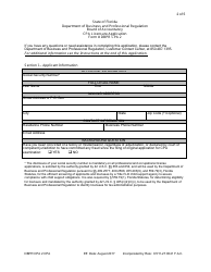 Form DBPR CPA2 &quot;CPA Licensure Application&quot; - Florida, Page 2