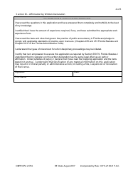 Form DBPR CPA2 &quot;CPA Licensure Application&quot; - Florida, Page 4