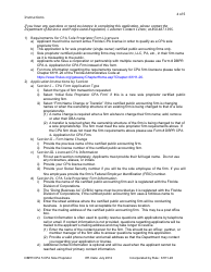 Form DBPR CPA5 Application for CPA Sole Proprietor Firm - Florida, Page 4