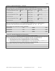 Form DBPR COSMO4-A Application for Registration by Endorsement - Florida, Page 4