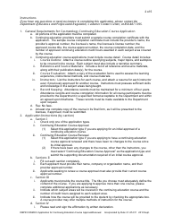 Form DBPR COSMO9 Application for Continuing Education Course Approval or Renewal - Florida, Page 2