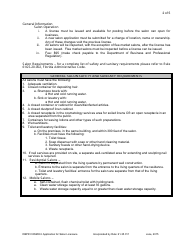Form DBPR COSMO6 Application for Salon Licensure - Florida, Page 2