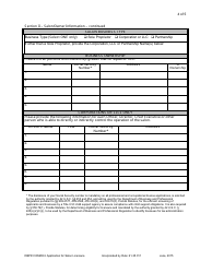 Form DBPR COSMO6 Application for Salon Licensure - Florida, Page 4