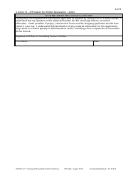 Form DBPR ELC7 &quot;Application for Certificate of Approval for/Notification of Change of Ownership (Stock Purchase)&quot; - Florida, Page 6