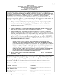Form DBPR ELC5 &quot;Application for Registration as a Deminimus Employee Leasing Company Group&quot; - Florida, Page 16