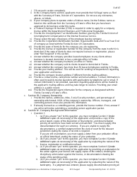 Form DBPR ELC5 &quot;Application for Registration as a Deminimus Employee Leasing Company Group&quot; - Florida, Page 3