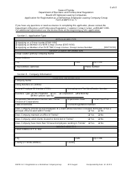 Form DBPR ELC5 &quot;Application for Registration as a Deminimus Employee Leasing Company Group&quot; - Florida, Page 5