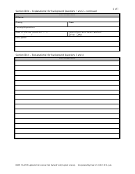 Form DBPR PG4705 Application for License From Null and Void (Expired License) - Florida, Page 6