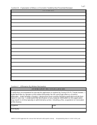 Form DBPR PG4705 Application for License From Null and Void (Expired License) - Florida, Page 7