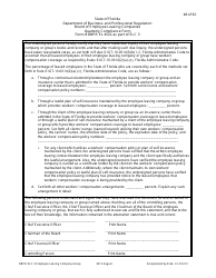 Form DBPR ELC3 Application for Licensure as an Employee Leasing Company Group - Florida, Page 18