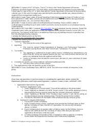 Form DBPR ELC3 Application for Licensure as an Employee Leasing Company Group - Florida, Page 3