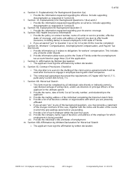 Form DBPR ELC3 Application for Licensure as an Employee Leasing Company Group - Florida, Page 5