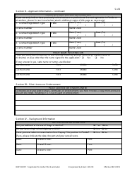 Form DBPR BOPC1 &quot;Application for Harbor Pilot Examination&quot; - Florida, Page 5
