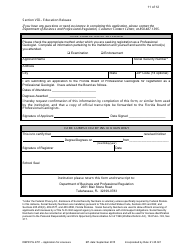 Form DBPR PG4701 Application for Licensure - Board of Professional Geologists - Florida, Page 11