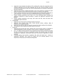 Form DBPR PG4701 Application for Licensure - Board of Professional Geologists - Florida, Page 3