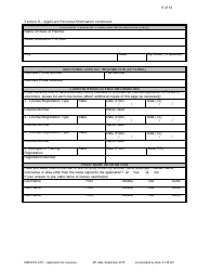 Form DBPR PG4701 Application for Licensure - Board of Professional Geologists - Florida, Page 5