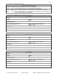Form DBPR LA2 &quot;Application for Licensure of a Business Entity: Certificate of Authorization&quot; - Florida, Page 4